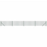 Vidaxl gaashek met flens 1x10 m groen