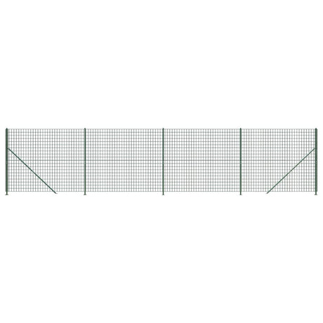 VidaXL Draadgaashek met flens 1,8x10 m groen