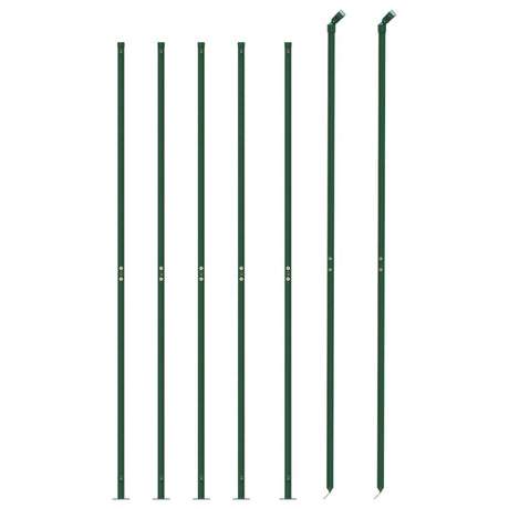 Vidaxl draadgaashek met flens 1,6x10 m groen