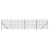 Vidaxl draadgaashek met flens 2x10 m groen