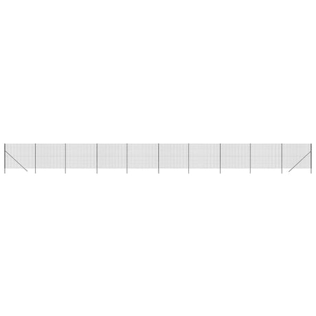 VidaXL Draadgaashek 1,8x25 m gegalvaniseerd staal antracietkleurig