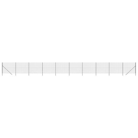 VidaXL Draadgaashek 1,8x25 m gegalvaniseerd staal antracietkleurig