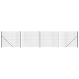 Vidaxl draadgaashek met flens 1,8x10 m antracietkleurig