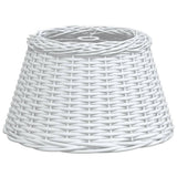Vidaxl plafondlampenkap ø50x30 cm wicker wit