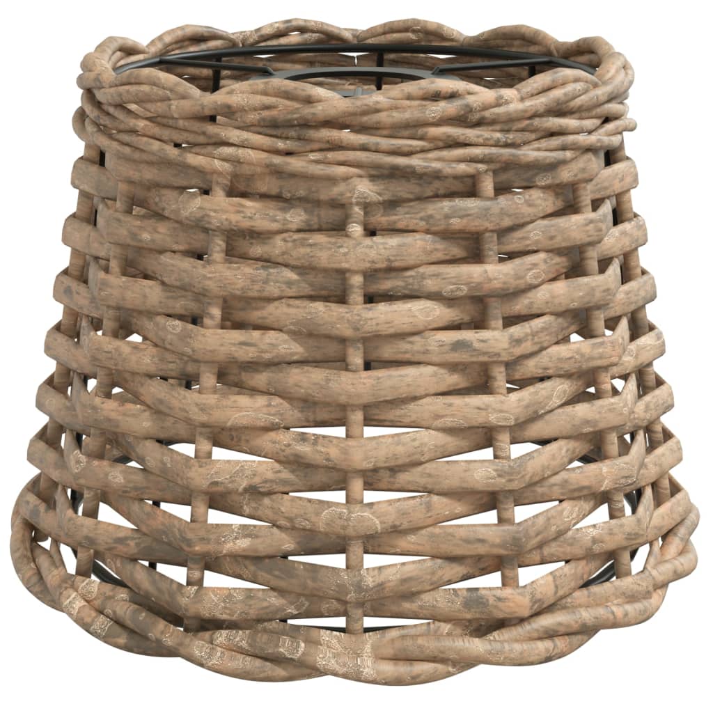 Vidaxl plafondlampenkap ø20x15 cm wicker bruin