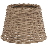 Vidaxl lampenkap ø30x20 cm wicker bruin