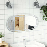 Vidaxl badkamerspiegel led ovaal 100x45 cm