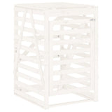 Vidaxl containerberging 84x90x128,5 cm massief grenenhout wit
