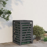 VidaXL Containerberging 84x90x128,5 cm massief grenenhout grijs