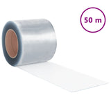 VidaXL Deurgordijn 200x1,6 mm 50 m PVC transparant