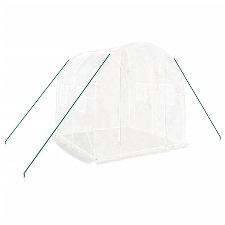 Vidaxl tuinkas met stalen frame 4 m² 2x2x2 m