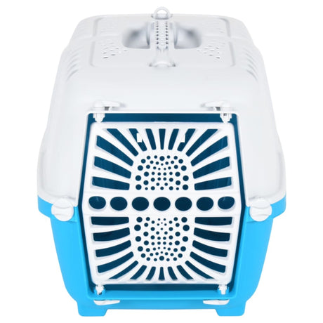 Vidaxl reismand 48x31,5x33 cm polypropeen wit en blauw