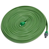 Vidaxl sproeislang 3-pijps pvc 7,5 m groen