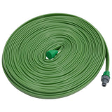 Vidaxl sproeislang 3-pijps pvc 22,5 m groen