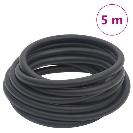 Vidaxl luchtslang hybride 0,6'' 5 m rubber en pvc zwart