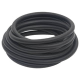 Vidaxl luchtslang hybride 0,6'' 5 m rubber en pvc zwart