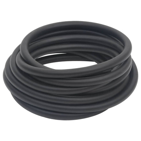 Vidaxl luchtslang hybride 0,6'' 5 m rubber en pvc zwart