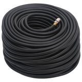 VidaXL Luchtslang hybride 0,6'' 50 m rubber en PVC zwart