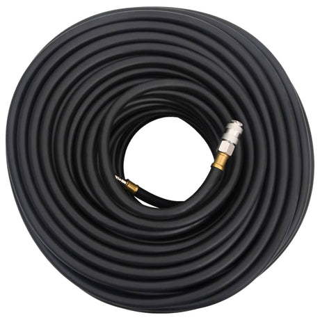 VidaXL Luchtslang hybride 0,6'' 50 m rubber en PVC zwart