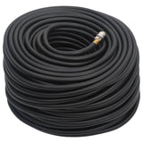VidaXL Luchtslang hybride 0,6'' 100 m rubber en PVC zwart