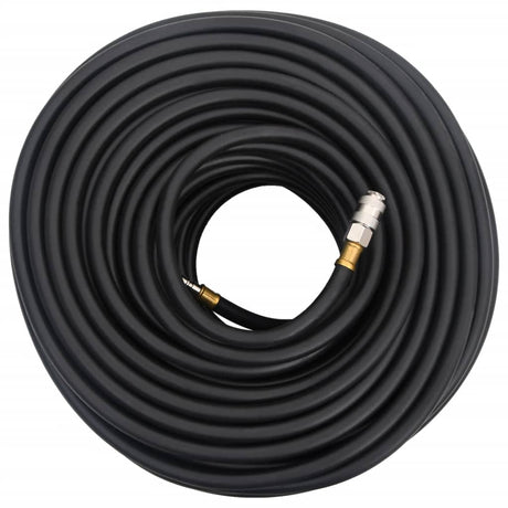 VidaXL Luchtslang hybride 0,6'' 100 m rubber en PVC zwart