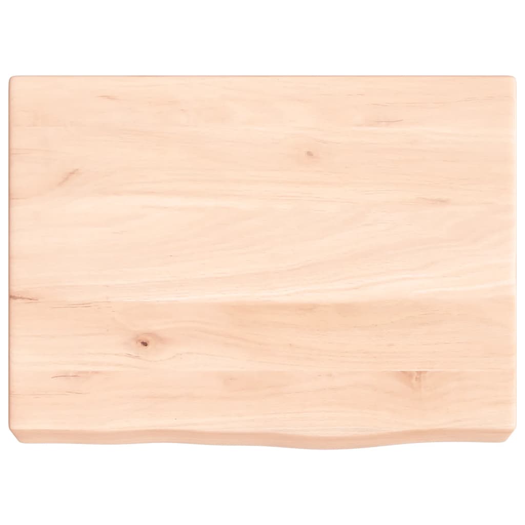 Vidaxl wastafelblad 40x30x(2-6) cm onbehandeld massief hout