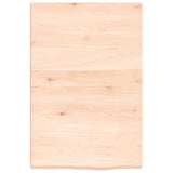 Vidaxl wastafelblad 40x60x(2-4) cm onbehandeld massief hout