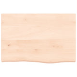 Vidaxl wastafelblad 60x40x(2-4) cm onbehandeld massief hout