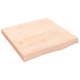 Vidaxl wastafelblad 60x60x(2-6) cm onbehandeld massief hout
