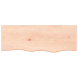 Vidaxl wastafelblad 80x30x(2-6) cm onbehandeld massief hout