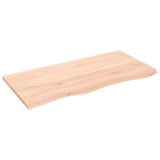 Vidaxl wastafelblad 100x50x2 cm onbehandeld massief hout