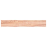 Vidaxl wastafelblad 220x30x(2-4) cm behandeld massief hout lichtbruin