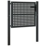 Vidaxl tuinpoort antraciet 100x75 cm staal