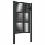 Vidaxl tuinpoort antraciet 100x125 cm staal