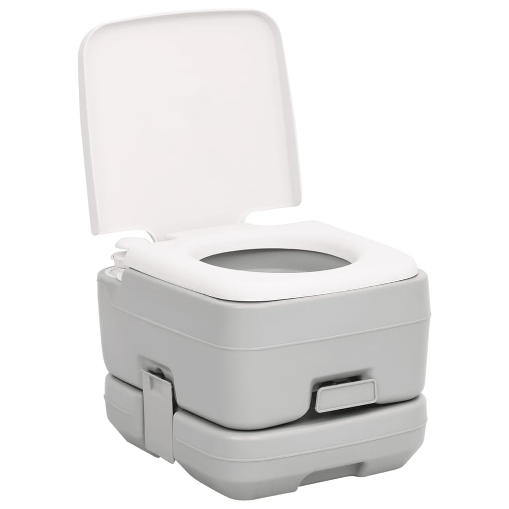 VidaXL Campingtoilet en wasbak draagbaar