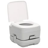 VidaXL Campingtoilet en wasbak draagbaar