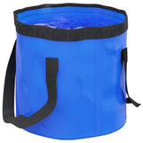 Vidaxl emmers 2 st inklapbaar 30 l pvc blauw