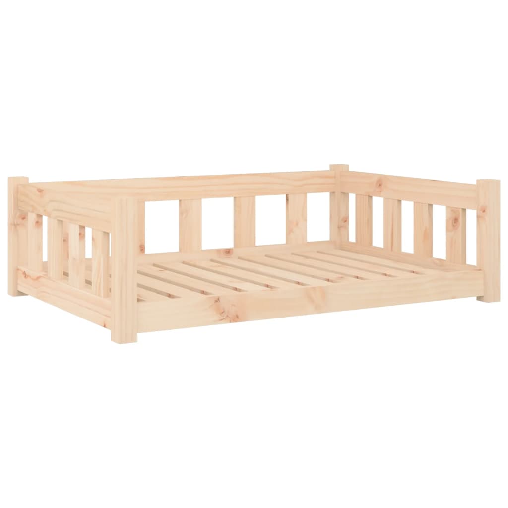 Vidaxl hondenmand 95,5x65,5x28 cm massief grenenhout