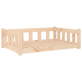 Vidaxl hondenmand 95,5x65,5x28 cm massief grenenhout