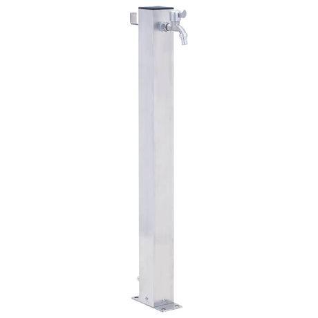 Vidaxl waterzuil vierkant 40 cm roestvrij staal