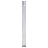 Vidaxl waterzuil vierkant 60 cm roestvrij staal