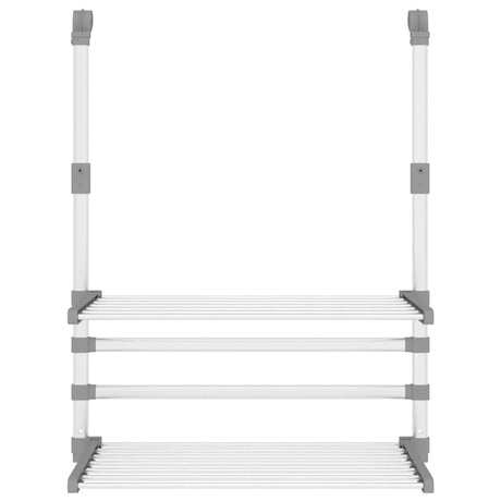 Vidaxl droogrek voor balkon 54x25x42 cm aluminium