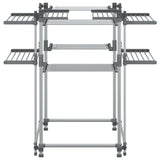 Vidaxl wasrek 107x107x120 cm aluminium