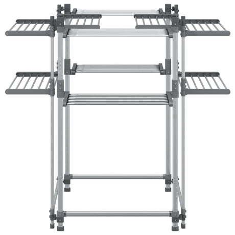 Vidaxl wasrek 107x107x120 cm aluminium
