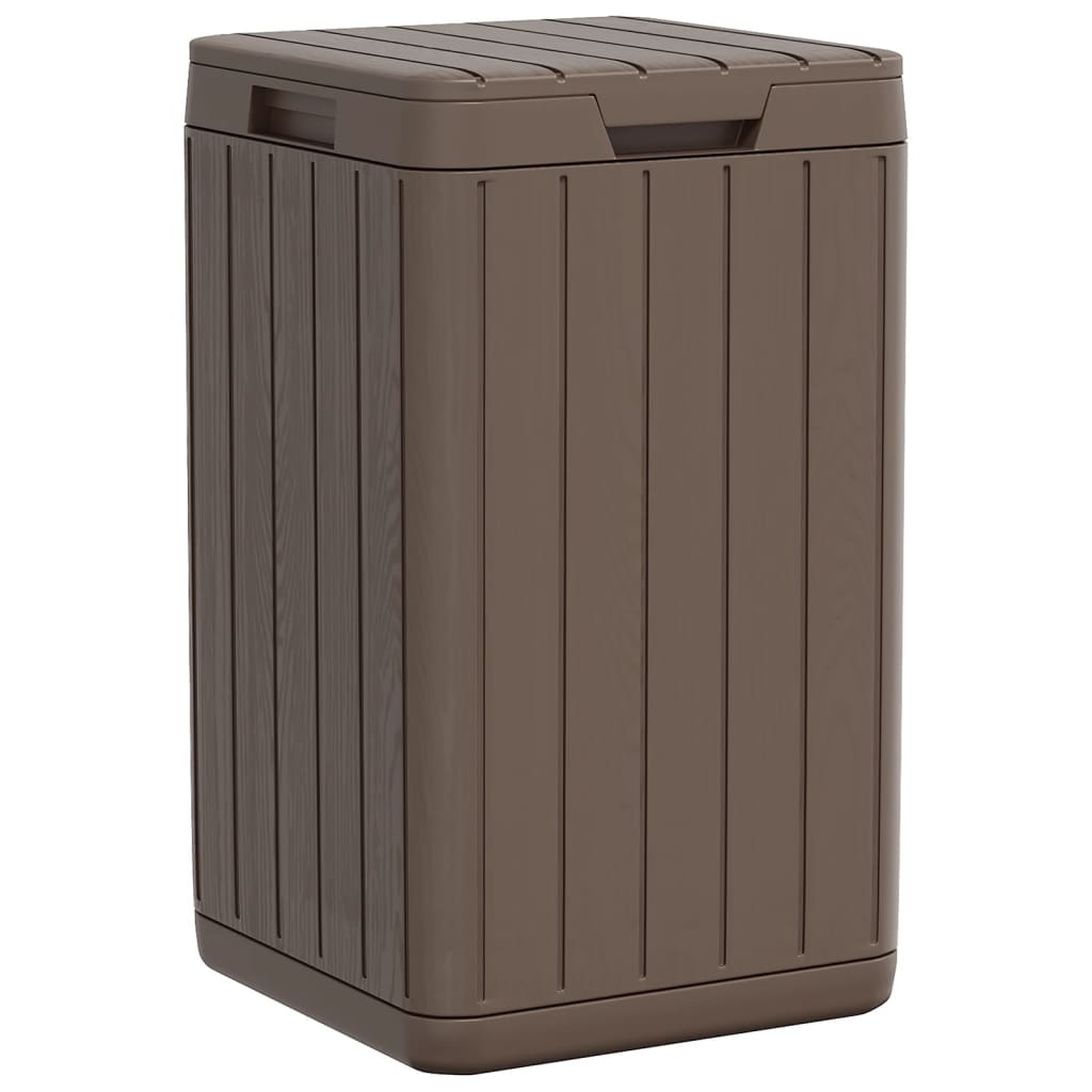 Vidaxl tuinafvalbak 38x38x65 cm polypropeen bruin