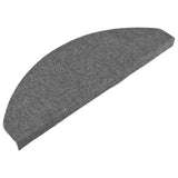 Vidaxl trapmatten zelfklevend 10 st 65x22,5x3,5 cm grijs