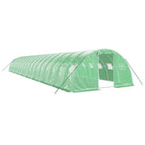 VidaXL Tuinkas met stalen frame 72 m² 18x4x2 m groen