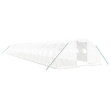 VidaXL Tuinkas met stalen frame 88 m² 22x4x2 m wit