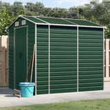 VidaXL Tuinschuur 191x215x198 cm gegalvaniseerd staal groen