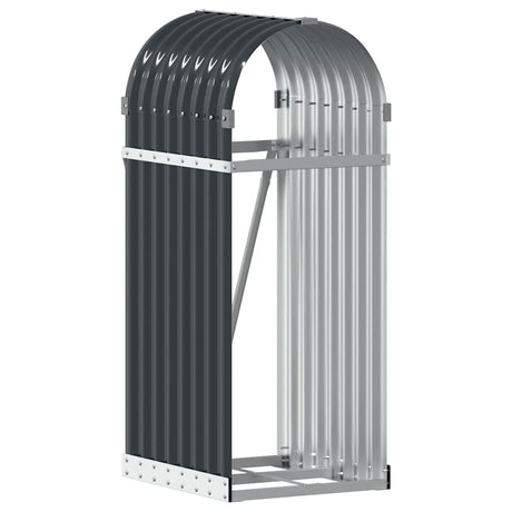 Vidaxl houthouder antraciet 40x45x100 cm gegalvaniseerd staal